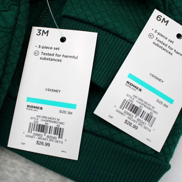 Disney 3-Piece Mickey Baby Outfit – Size 3M – NWT - Picture 3 of 5